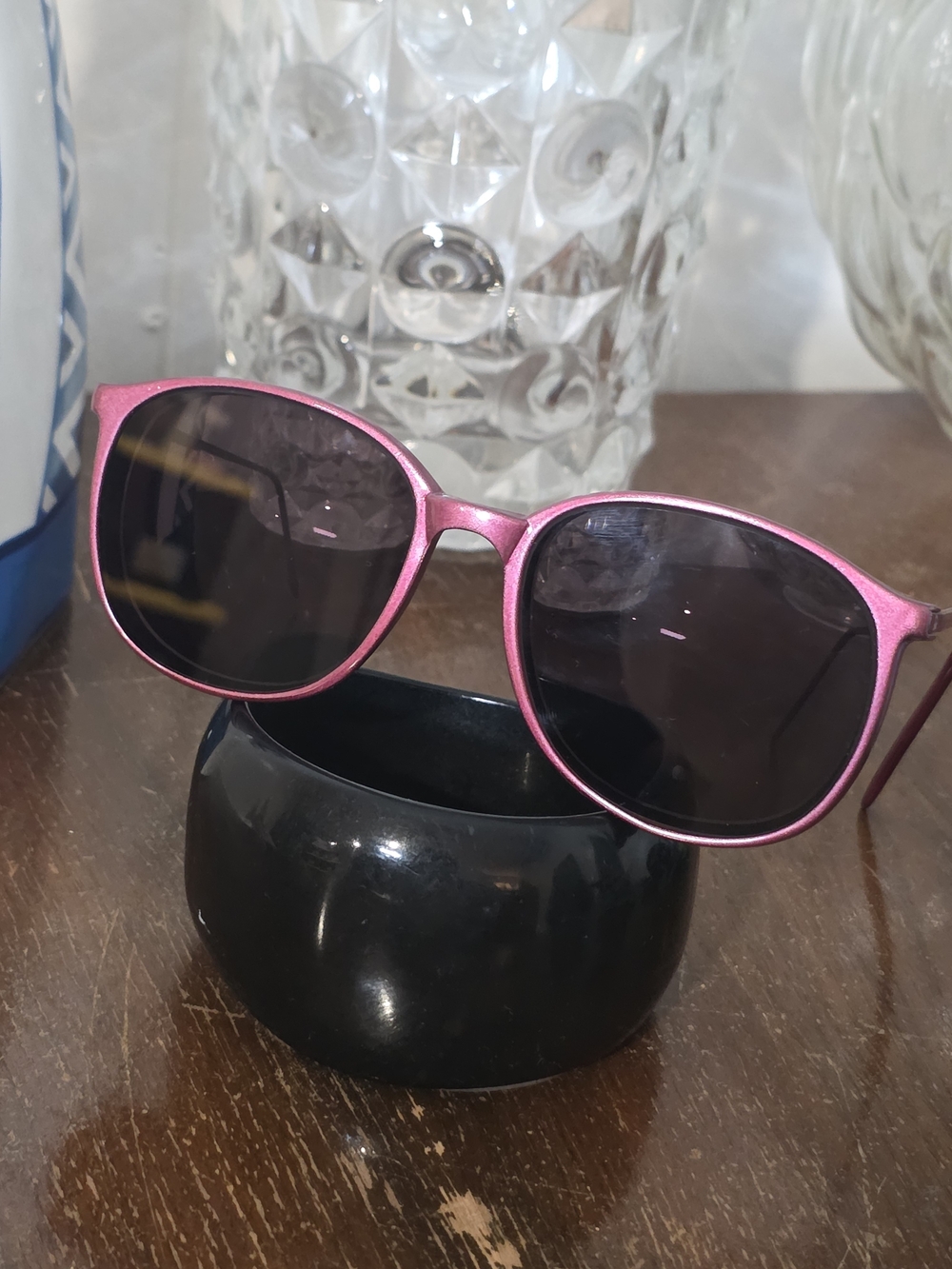 Vintage 1980s United Colors Of Benetton Metallic Pink Women's Glasses (With Rx)